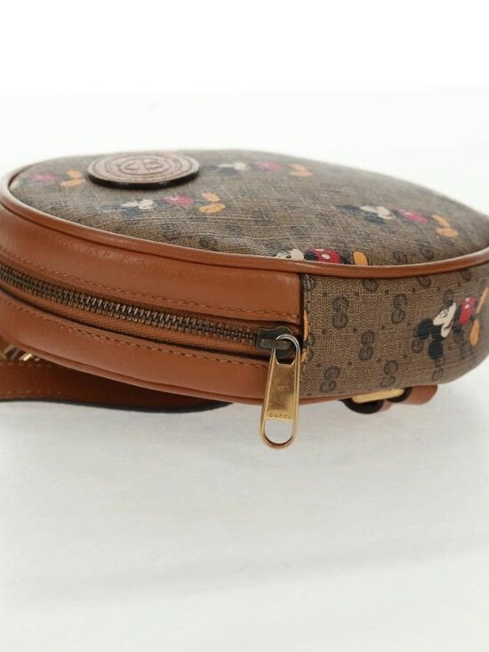 GUCCI Micro GG Supreme Disney Backpack PVC Beige Gold 603730 Auth 159823M main image 10